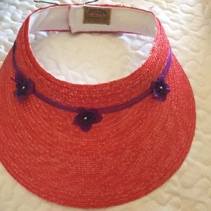 Straw Visor, Handcrafted